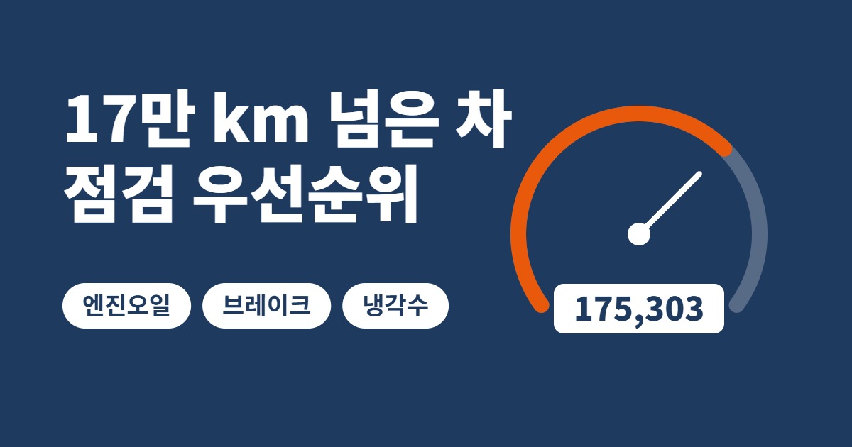 17만 km 넘은 차 점검 우선순위 썸네일